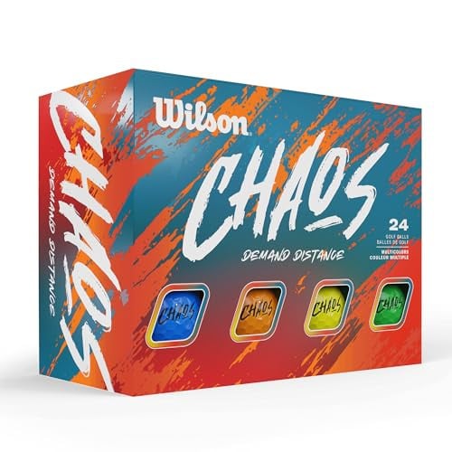 WILSON 2024 Chaos Golf Balls - 24 Balls Deal