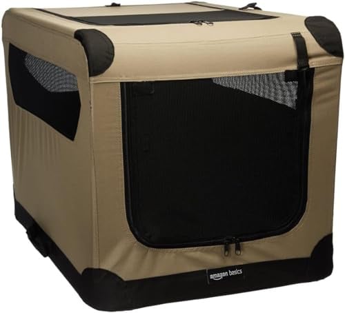 Amazon Basics Portable Folding Soft Dog Crate, Medium Deal