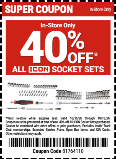Harbor Freight ICON Socket Sets