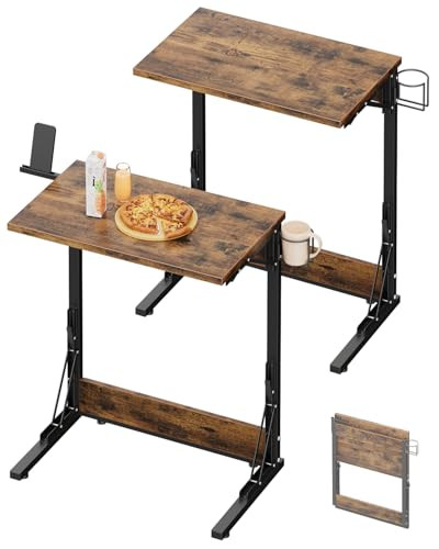 Tatub 24" Folding TV Tray Table (Set of 2)