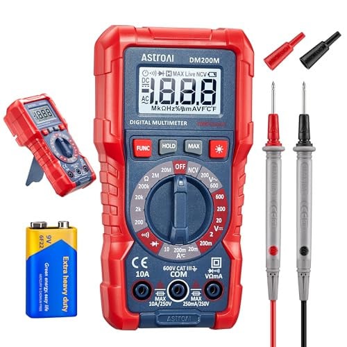 AstroAI DM200M TRMS 2000 Counts Digital Multimeter Tester Deal