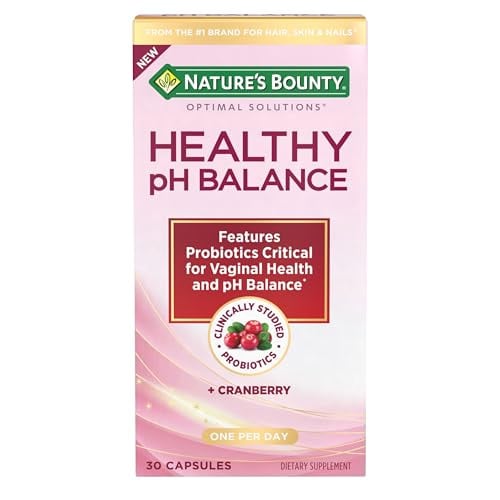 Nature's Bounty Women's Healthy pH Balance Probiotics Vegetarian Capsules 30-Count