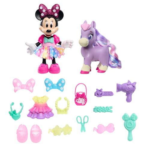 Disney Junior Minnie Mouse Groom & Glam Pony Set 21-piece