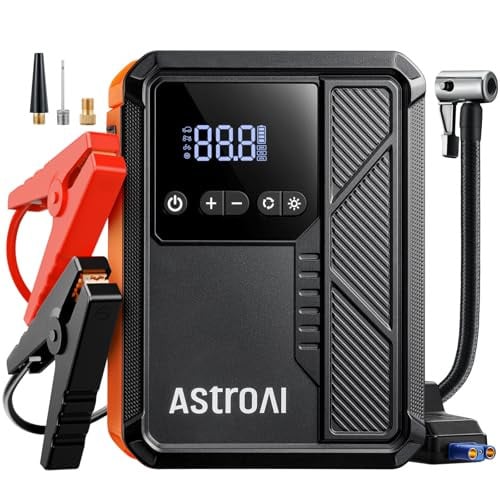 AstroAI Beta822 3000A Jump Starter w/ 150PSI Tire Inflator & LED Light Deal