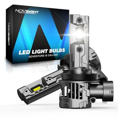 NOVSIGHT N99 LED Fog Light Bulbs 62,000LM 6500K