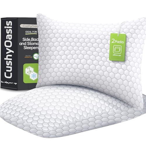 Shredded Memory Foam Pillow - Set of 2