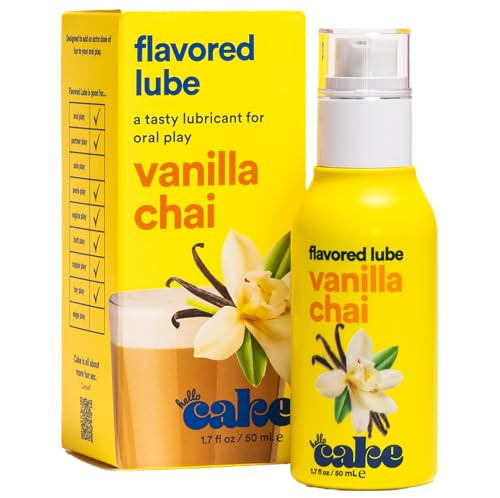Hello Cake Vanilla Chai Flavored Personal Lubricant 1.7-Oz
