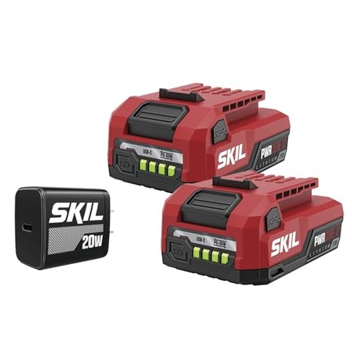 SKIL PWR CORE 12V USB-C 2.0Ah Battery w/ Charger 2-Pack Deal