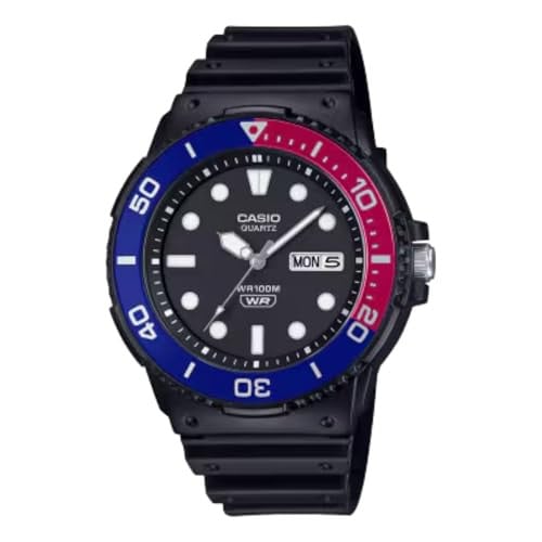 Casio MRW-230H Series Analog Watch with Rotating Bezel and 100M Water Resistance Deal