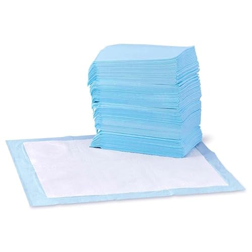 Amazon Basics Leak-Proof Dog and Puppy Potty Training Pee Pads Regular Size 22 x 22 inch 100 Count Deal