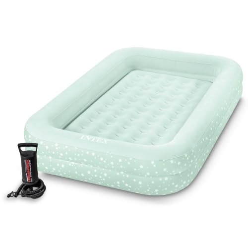 Intex Kids Travel Air Mattress Inflatable Bed with Raised Sides and Hand Pump Deal