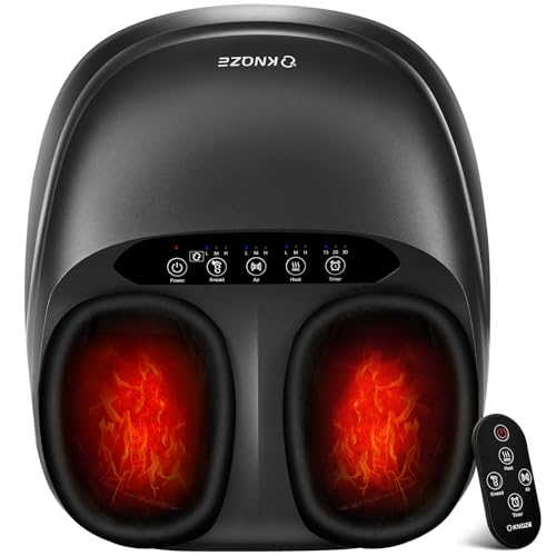 KNQZE Shiatsu Foot Massager with Heat & Air Compression
