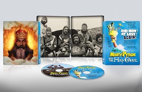Monty Python and the Holy Grail 50th Anniversary 4K Ultra HD SteelBook 4K + Blu-ray Deal