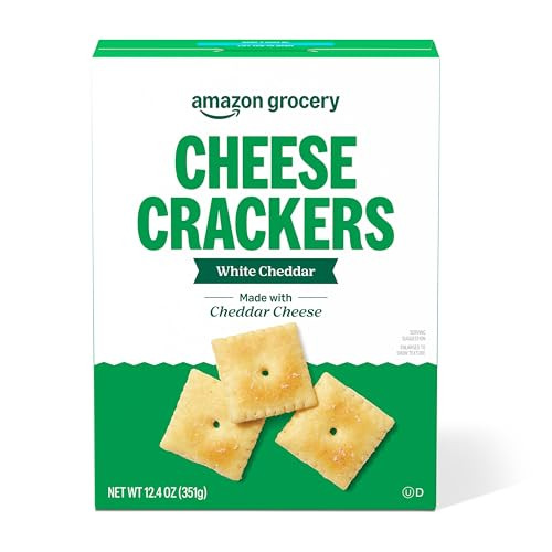 Happy Belly White Cheddar Cheese Crackers 12.4-Oz