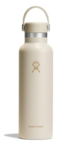 21-Oz Hydro Flask Insulated Stainless Steel Standard Mouth Water Bottle (Coconut Cream)