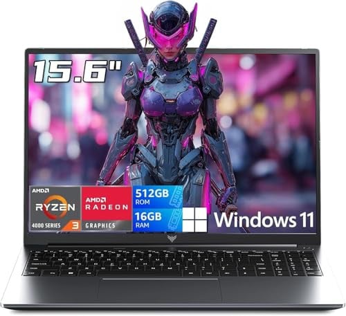 2026 Laptop 16GB DDR4 512GB NVMe SSD 15.6" Full HD IPS