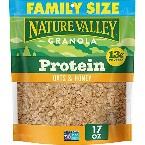 Nature Valley Protein Granola Oats & Honey 17oz 6-Pack