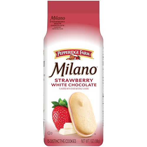 Pepperidge Farm Milano White Chocolate Strawberry Flavored Cookies 7-Oz Deal