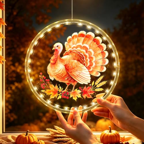 3-Pack Rechargeable Fall Window Lights