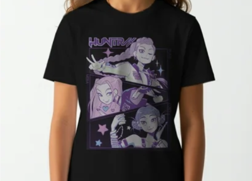 K-Pop Demon Hunters Huntrix Short Sleeve T-Shirt Deal