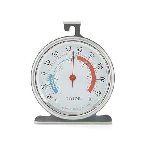 Taylor 5924 Large Dial Refrigerator & Freezer Analog Thermometer Deal