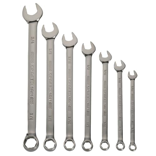 CRAFTSMAN OVERDRIVE 6 Point, 7-Piece Standard (SAE) Wrench Set
