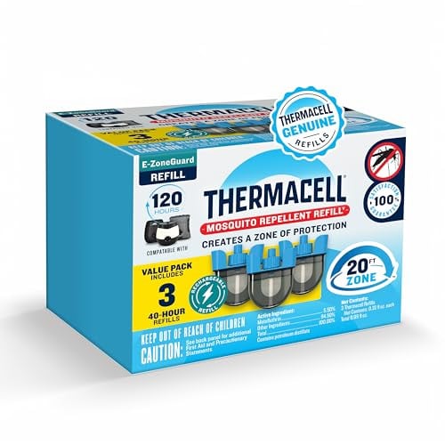 Thermacell E-ZoneGuard Mosquito Repellent 120-Hr Refill