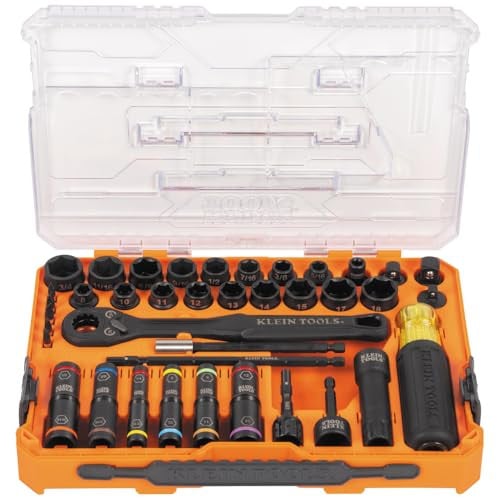 Klein Tools Knect Impact SAE/Metric Pass Through Socket Set 39-Piece Deal