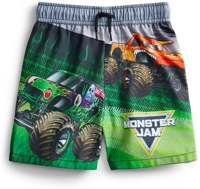 Character Toddler Boy Swim Trunks, Size 12M-5T Deal