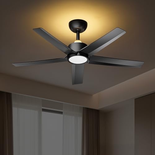 Ocioc 44" 6-speed Ceiling Fan w/ Dimmable 3000–6500K Light Deal