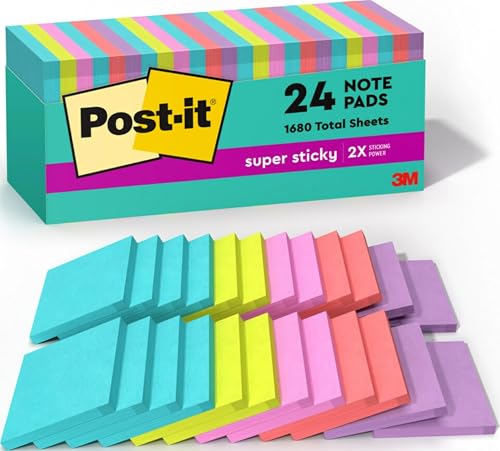 Post-it Super Sticky Notes 24-Pack Deal