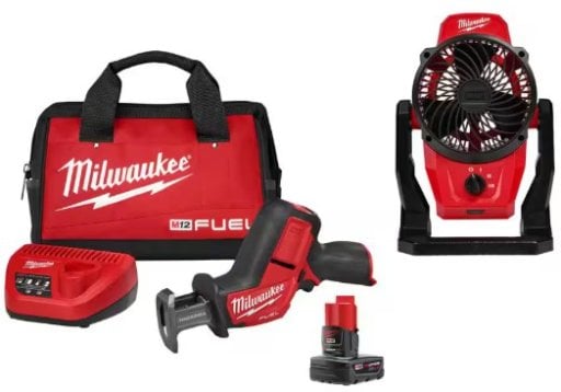 Milwaukee M12 FUEL 12V Lithium-Ion Brushless Cordless HACKZALL Reciprocating Saw Kit