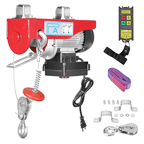 Electric Cable Hoist with Wireless Remote Control 440LBS