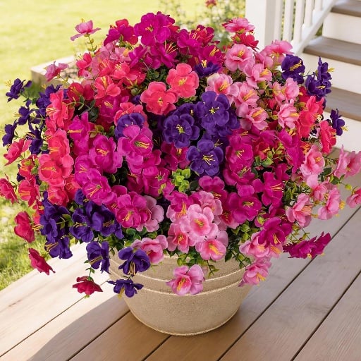 Realistic Artificial Camellia Flowers for Outdoor