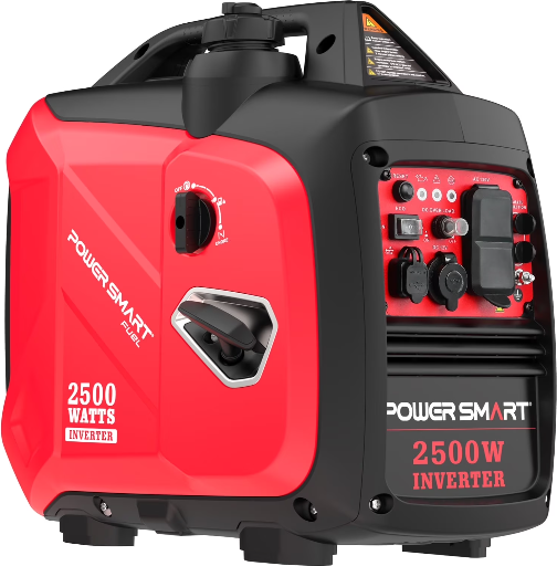 PowerSmart 2500W Portable Inverter Gas Generator