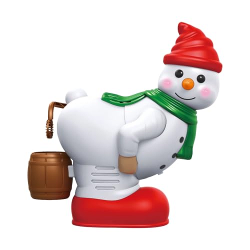 Christmas Snowman Bubble Blower with Music and Light