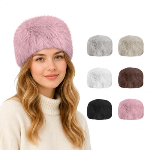 Faux Fur Plush Round Crown Hats Deal