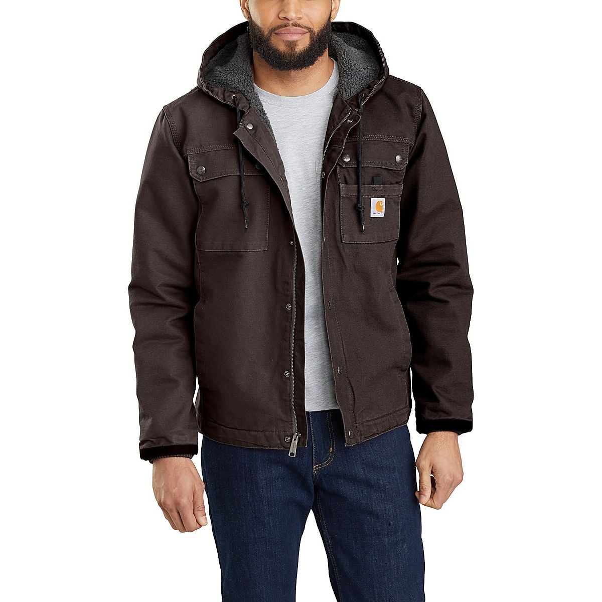 Carhartt Men's Bartlett Jacket in Dark Brown, X-Large Deal