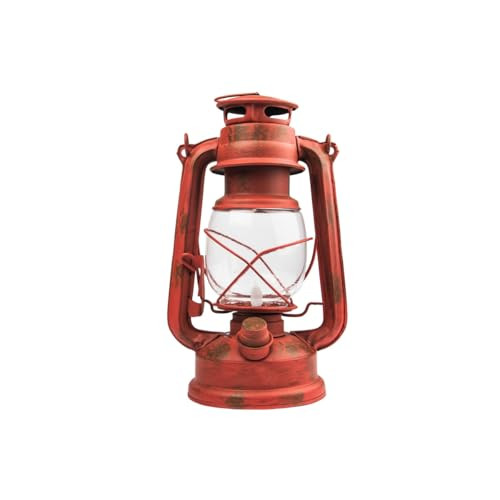 NEBO Retro 100 Lumen LED Red Metal Lantern