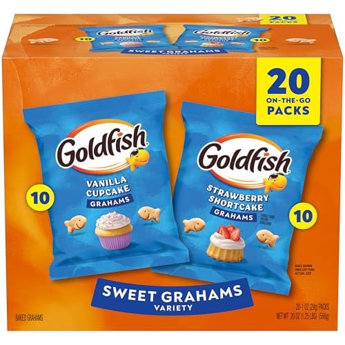 20-Pack 1-Oz Goldfish Baked Graham Snacks (Sweet Grahams Variety)