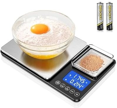 Dual Platform Food Kitchen Scales Digital Weight Grams and Ounces Deal