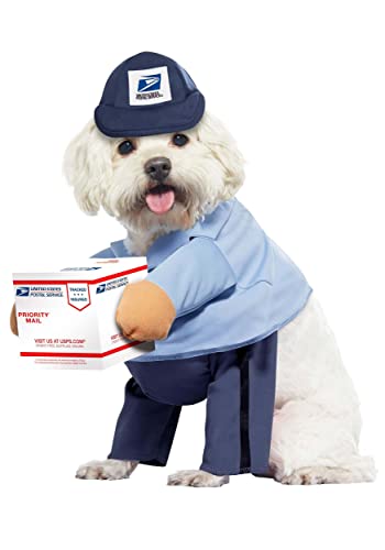 USPS Mail Carrier Pup Dog Costume Small Deal