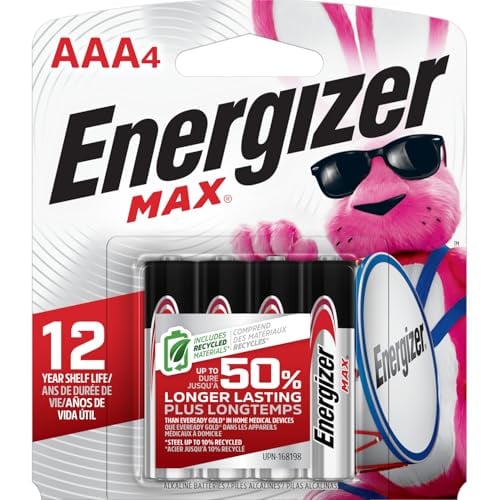 Energizer MAX AAA Batteries 4-Count