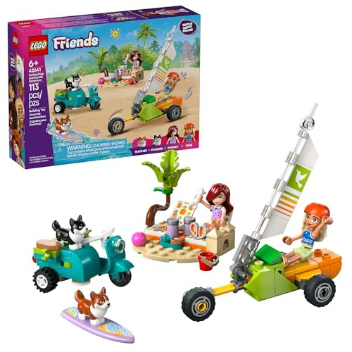 LEGO Friends Surfing Dogs and Scooter Adventure (42641) 113-Piece