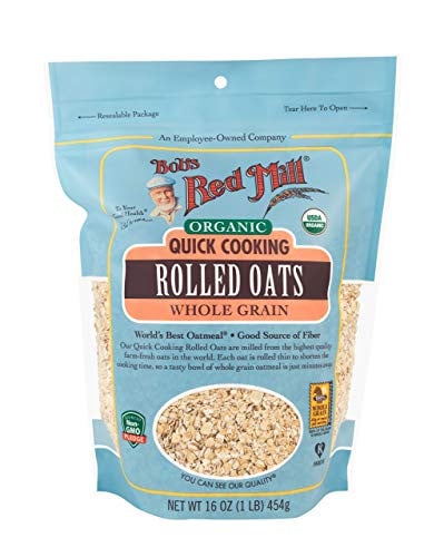 Bob's Red Mill Organic Quick Cooking Rolled Oats 4-Pack 16-Oz Deal