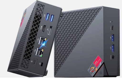 ACEMAGIC AM06 PRO Mini PC: Ryzen 7 5825U, 32GB DDR4, 512GB SSD