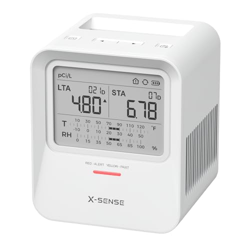 X-Sense Radon Detector for Home with Audible & Visual Alerts (XR0B-SR)