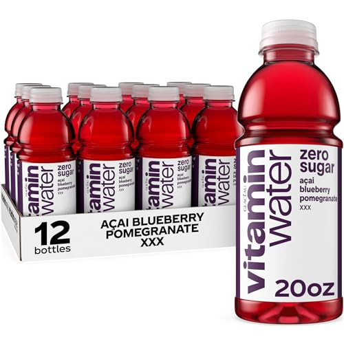 vitaminwater Zero Sugar Nutrient Enhanced Flavored Water Beverage 12-Pack 20-Oz