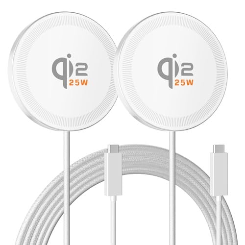 25W Magnetic Wireless Charger 2-Pack Deal