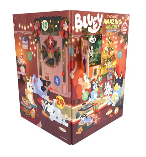 Bluey: The Most Amazing Advent Calendar Book Bundle 24-Piece Deal